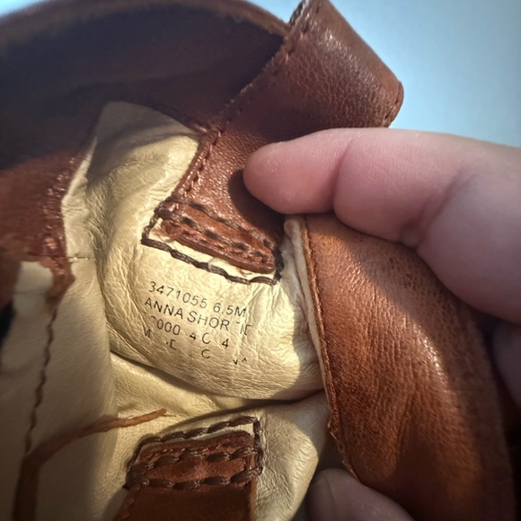 Frye "Anna Shortie" Leather Ankle Boots Size 6.5 - Picture 6 of 10